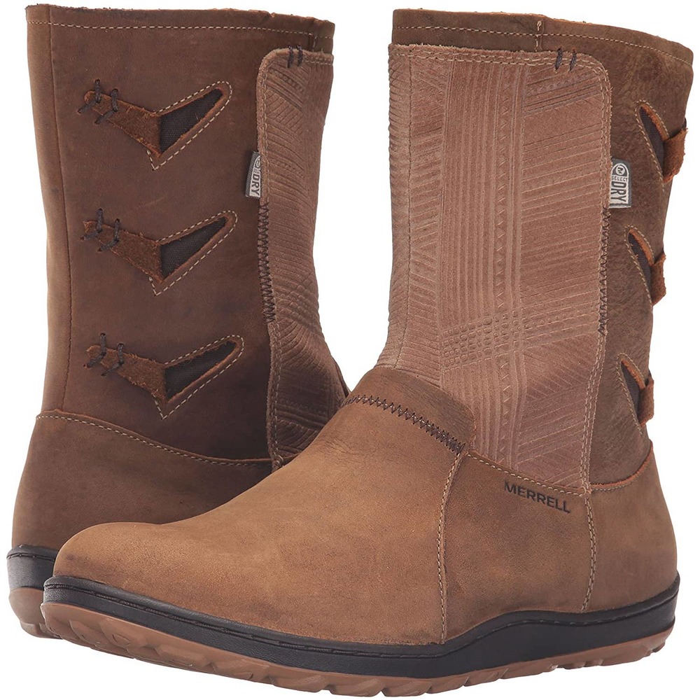 Merrell Women s Ashland Vee Mid Waterproof-W Snow Boot Merrell Tan 8.5(M) US